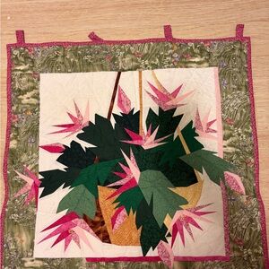 Floral Quilt Wall Hanging